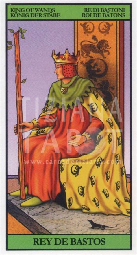 Rey de bastos Tarot: En el amor, trabajo, salud, si o no e invertida